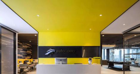 3000㎡中關(guān)村通航大廈辦公樓，材料和空間的對話！