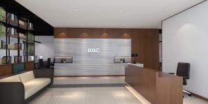 珠江大廈辦公室裝修，密集型現(xiàn)代風格辦公室，簡單實用！