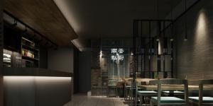 青秀區(qū)桂雅路湘菜館裝修，大空間空中閣樓設計！